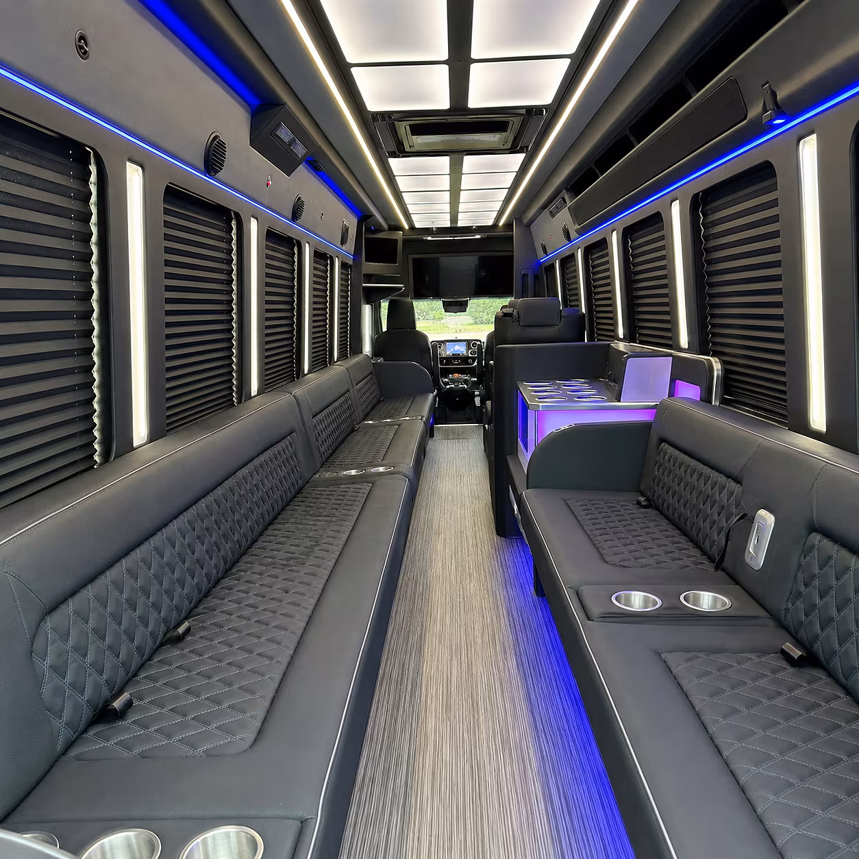 disneyland resort anaheim entertainment district party bus rental