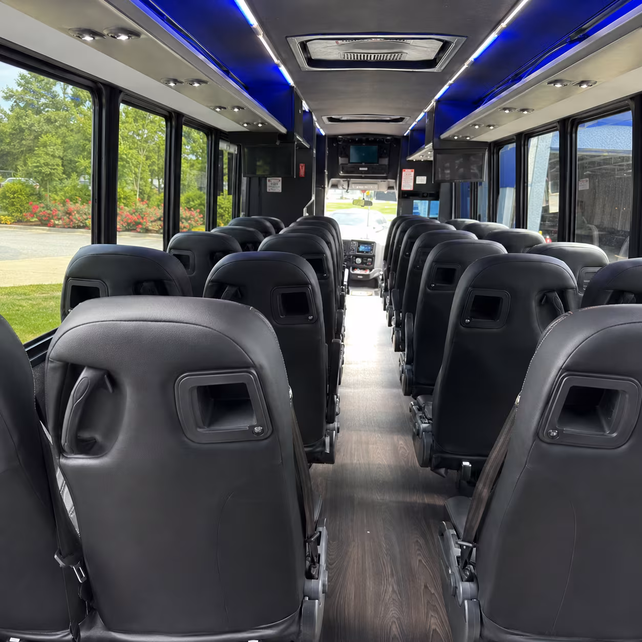 downey airport transportation onboard seating