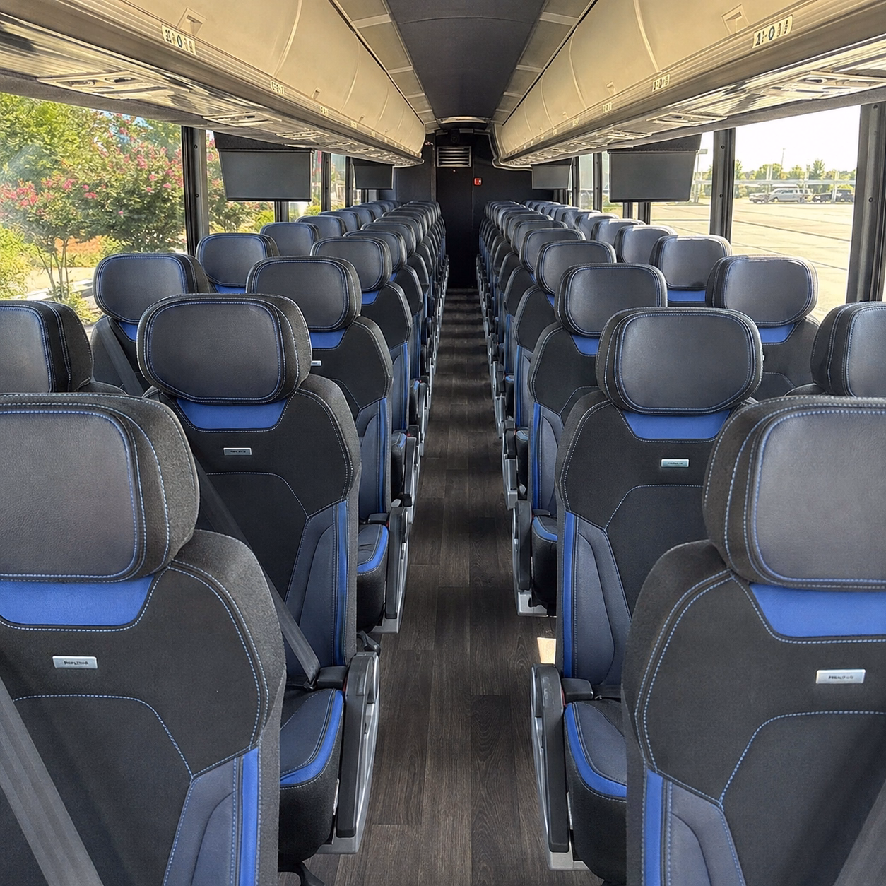 downey private event transportation onboard seating